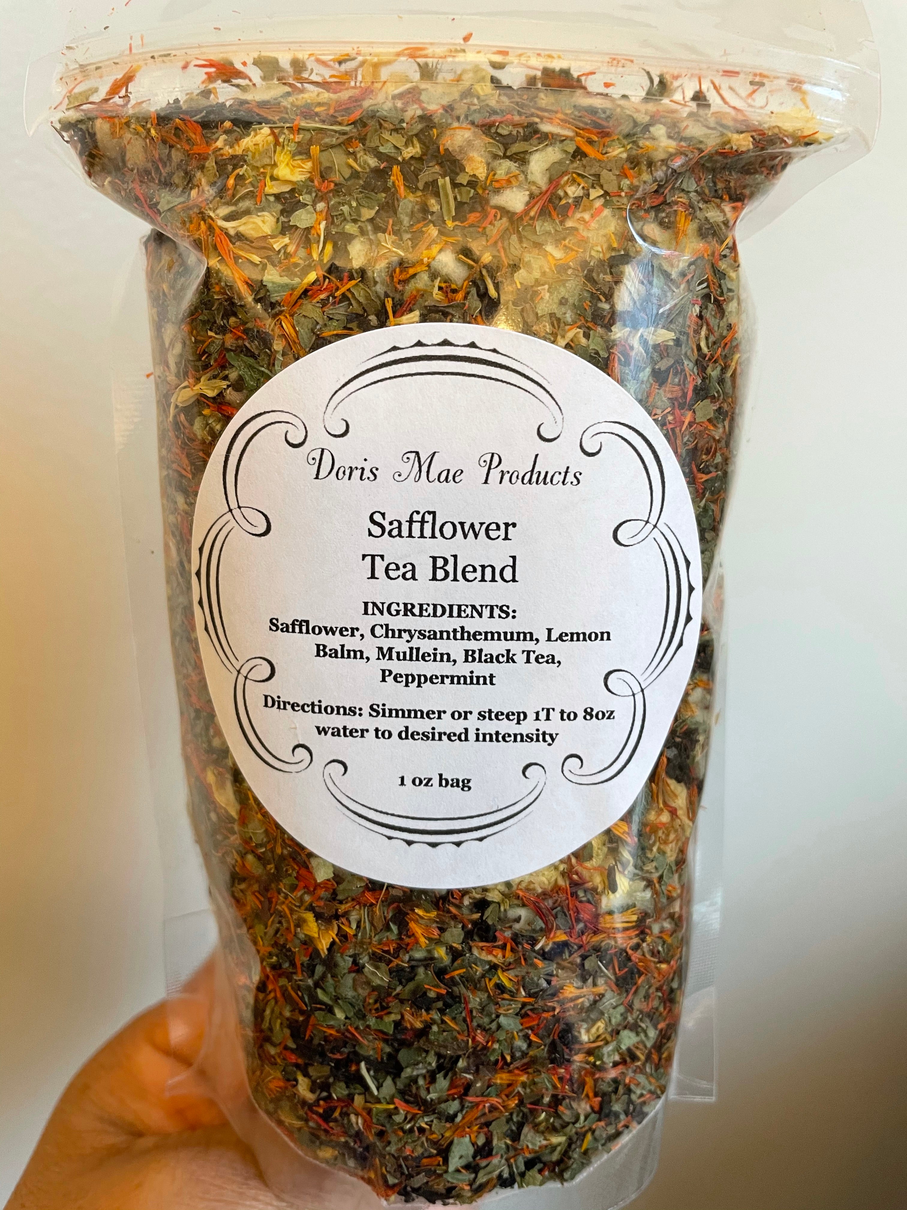 Dried Saffron Safflower Herb Thai Tea Organic Fresh Healthy Lower