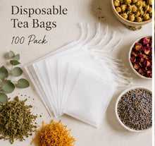 Load image into Gallery viewer, 100 Disposable Tea Bags
